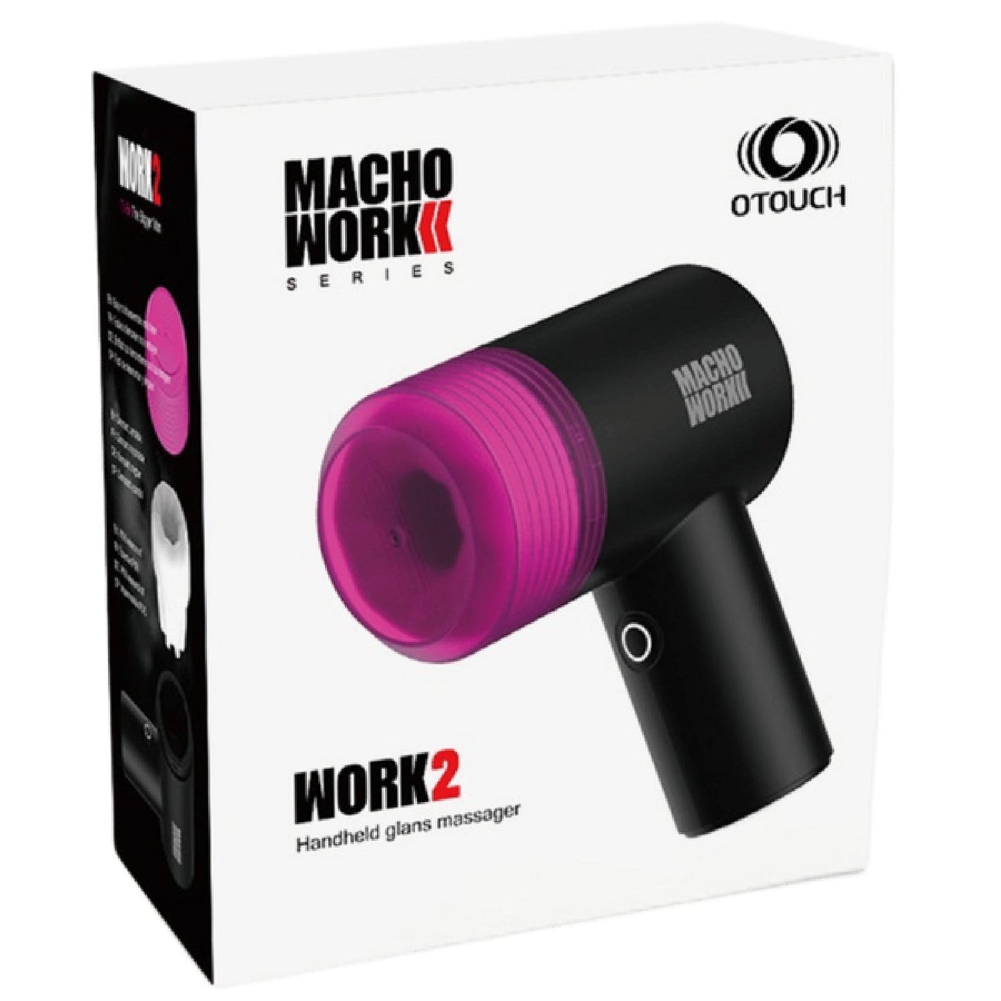 MACHO WORK 2 - Glan Massager with Air Suction and Tapping 10 Vibration Modes