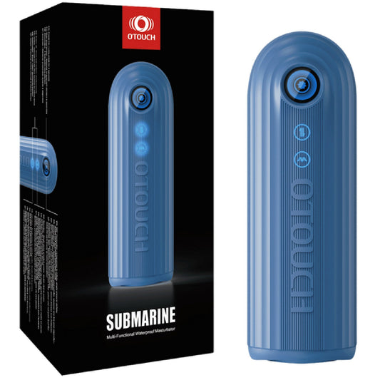 SUBMARINE - Waterproof Masturbator Thrusting, Vibration Combo -Shower Safe