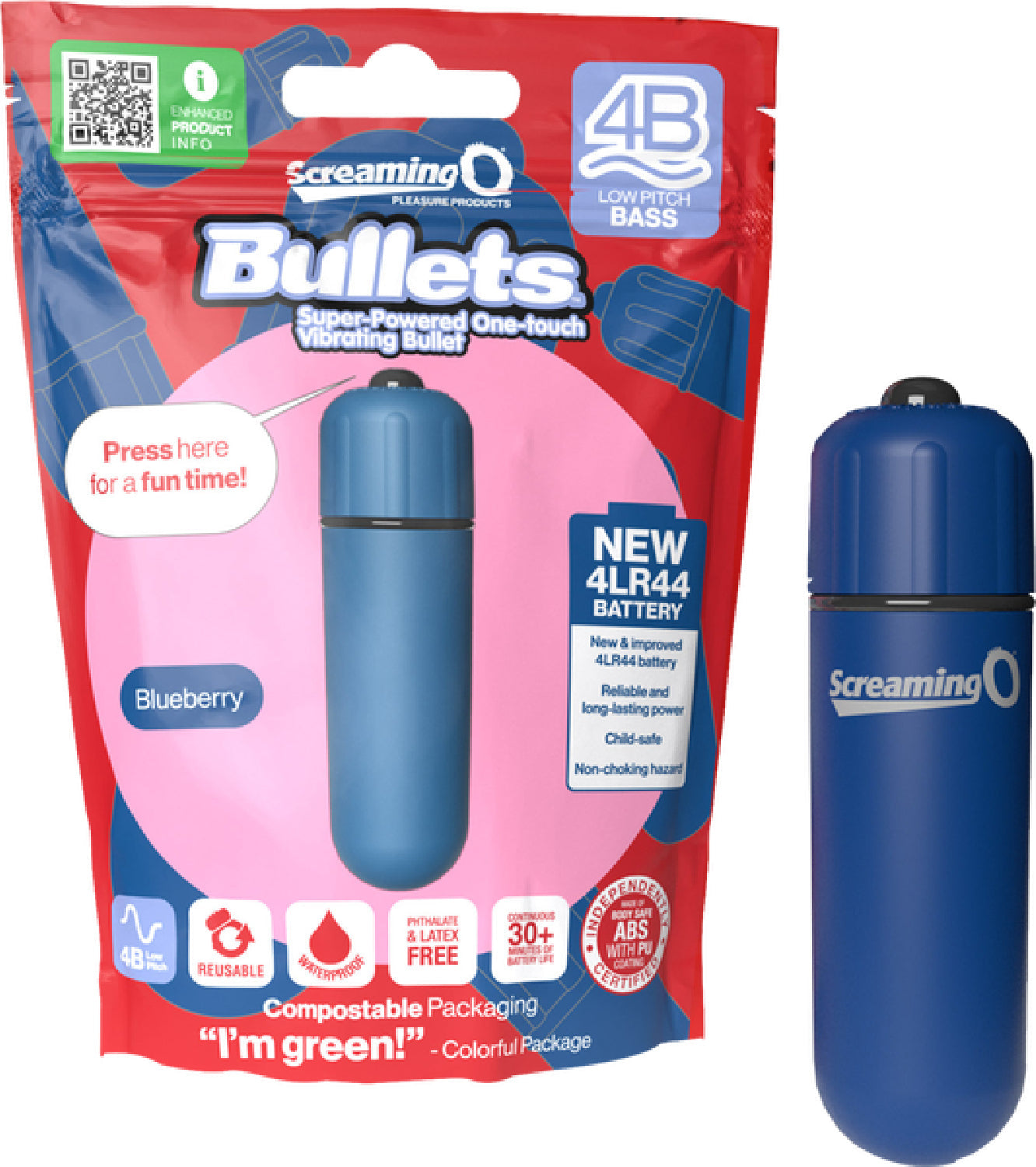 Bullets 4B Low Pitch Bass (Blueberry)