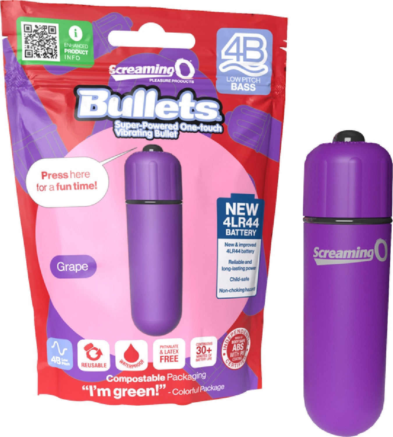 Bullets 4B Low Pitch Bass (Blueberry)