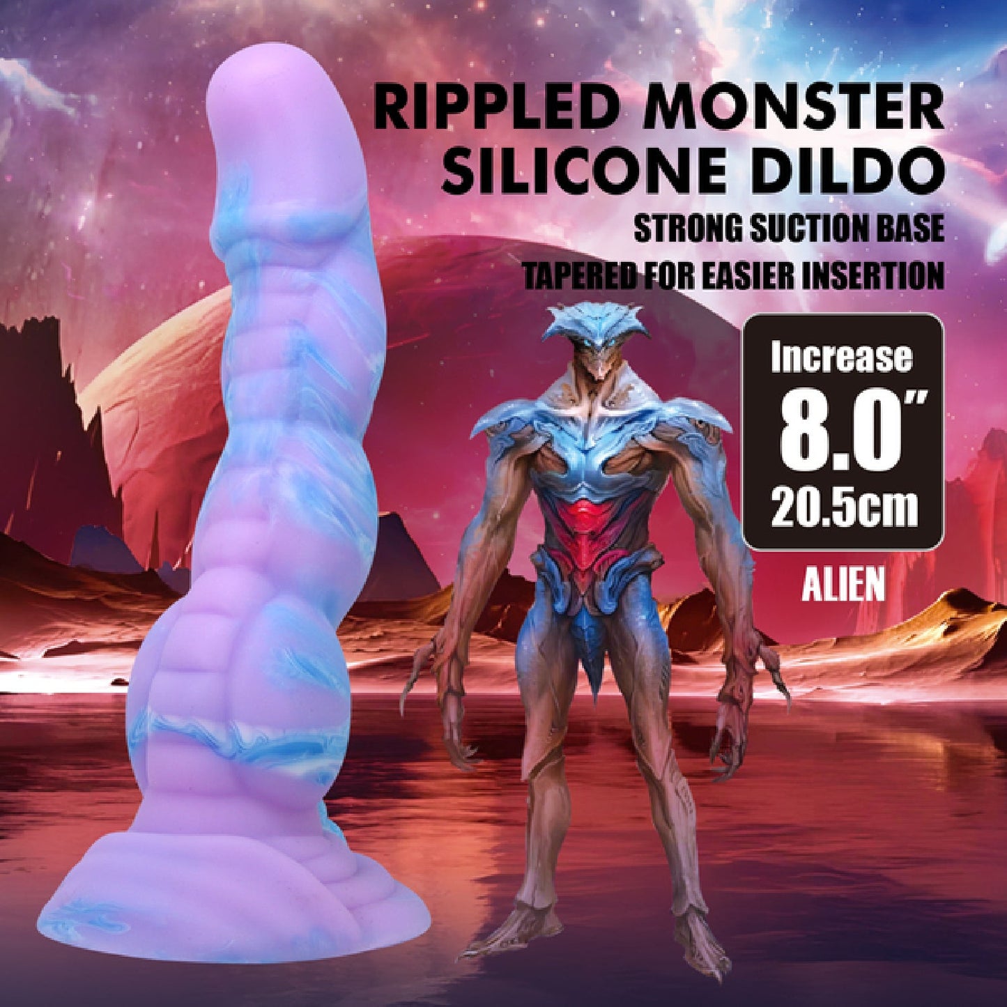 Alien 8" (Purple/Blue)