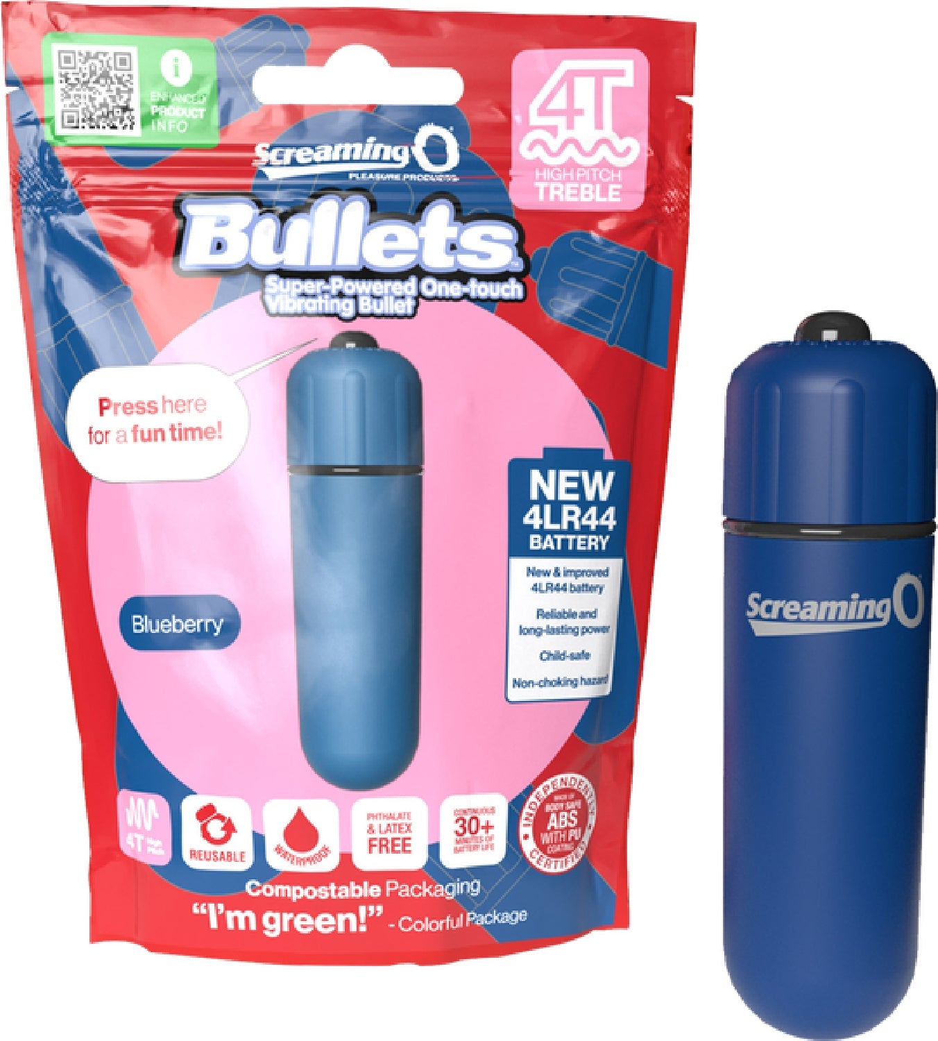 Bullets 4T High Pitch Treble (Blueberry)