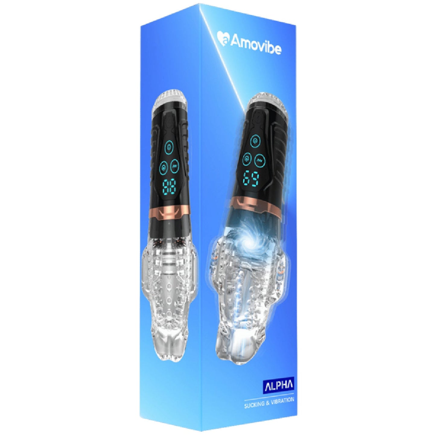 Alpha - Sucking and Vibrating Masturbator