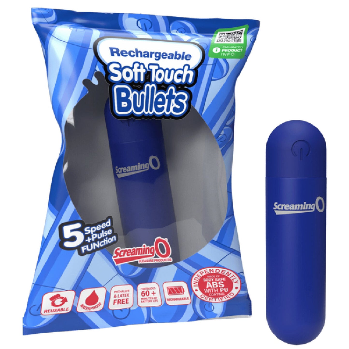 Rechargeable Soft Touch Bullet (Black)