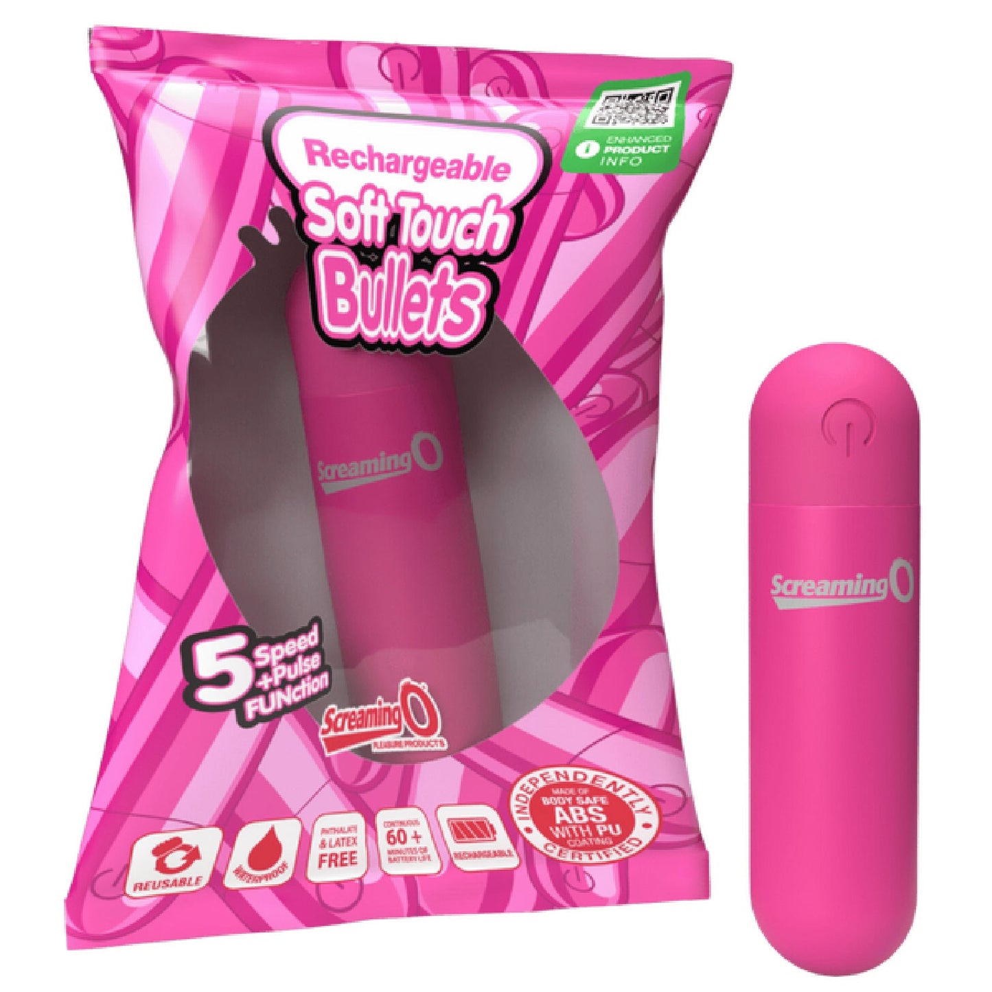 Rechargeable Soft Touch Bullet (Black)