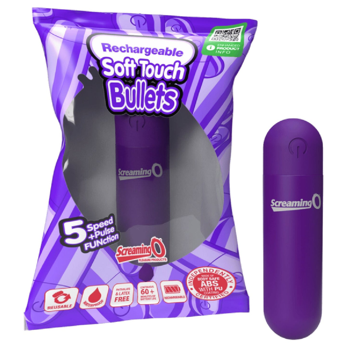 Rechargeable Soft Touch Bullet (Black)
