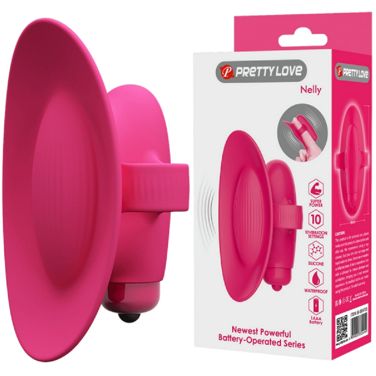 Silicone Finger Vibe - Nelly (Pink)