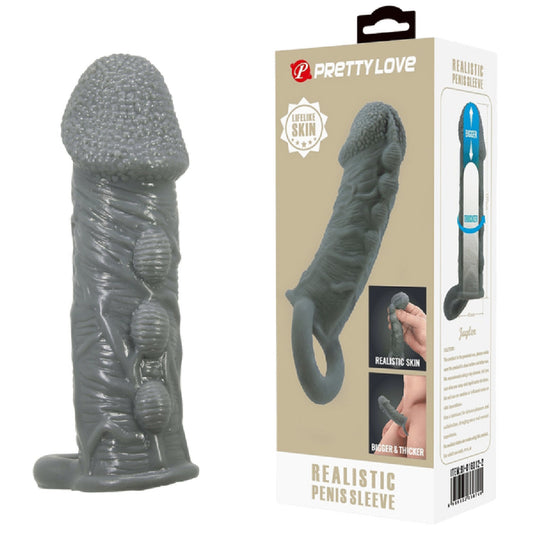 Realistic Penis Sleeve (Black)