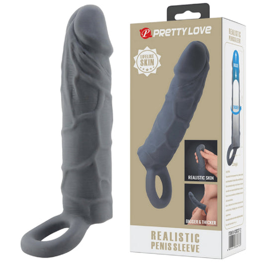 Realistic Penis Sleeve Veiny (Black)