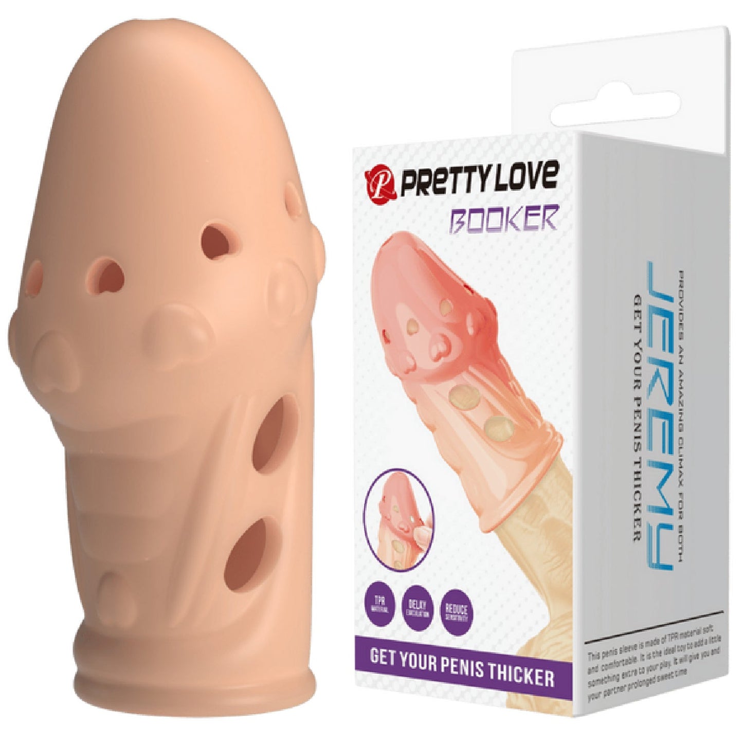 Penis Sleeve - Booker (Flesh)