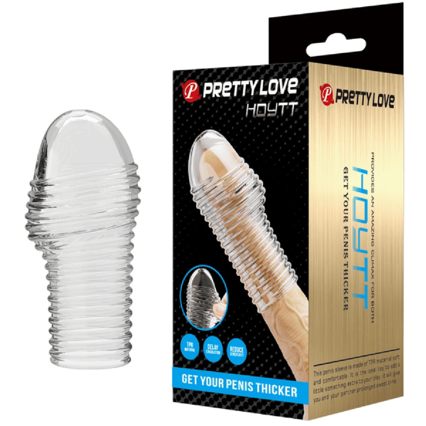 Penis Sleeve - Hoytt (Clear)