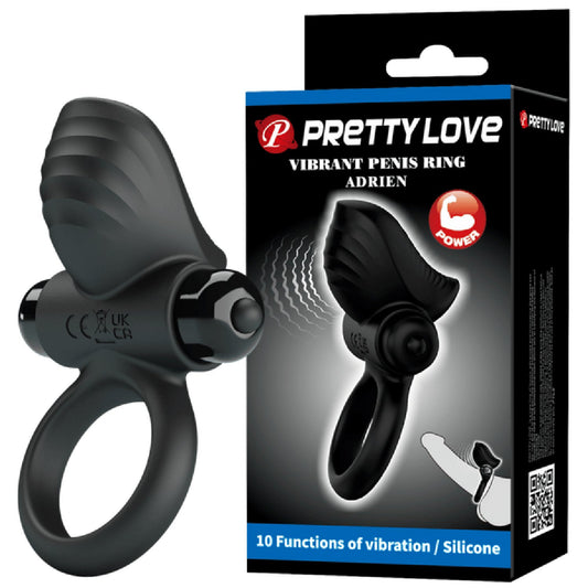 Adrien - Vibrating Cockring (Black)
