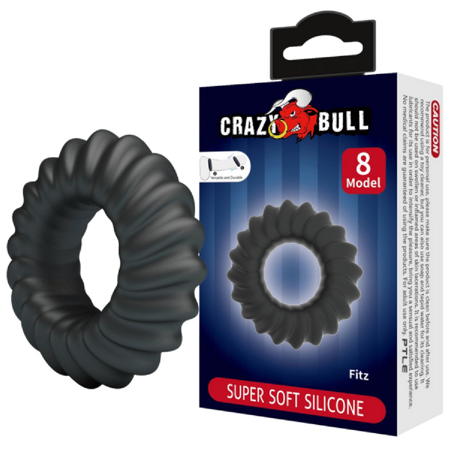 Super Soft Silicone Cockring - Fitz (No.8)