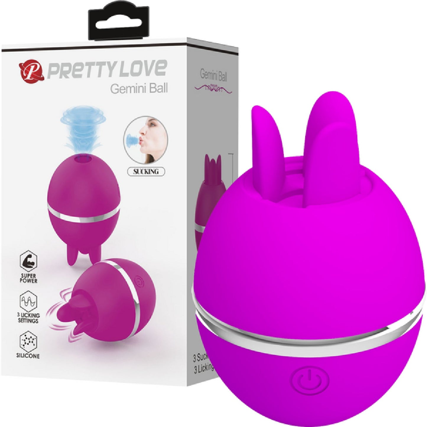 Gemini Ball Sucking and Licking Vibrator