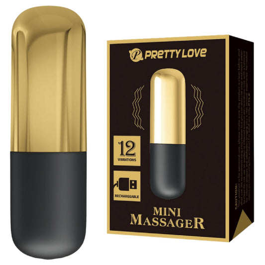 Rechargeable Mini Massager (Gold)