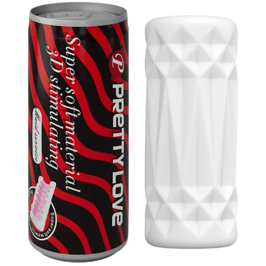 Super Soft  Can Masturbator (Black/Red)