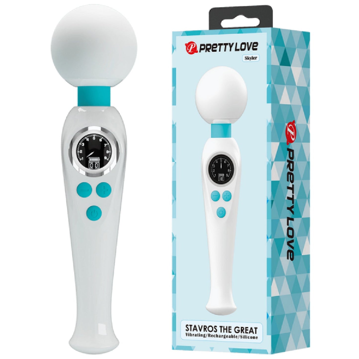 Rechargeable Wand - Skyler (Black)