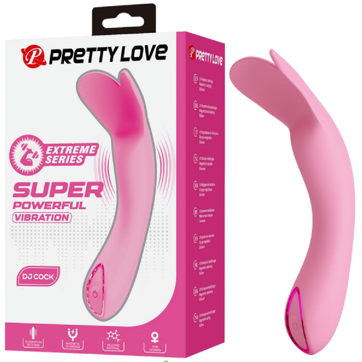 Rechargeable DJ Cock (Pink)
