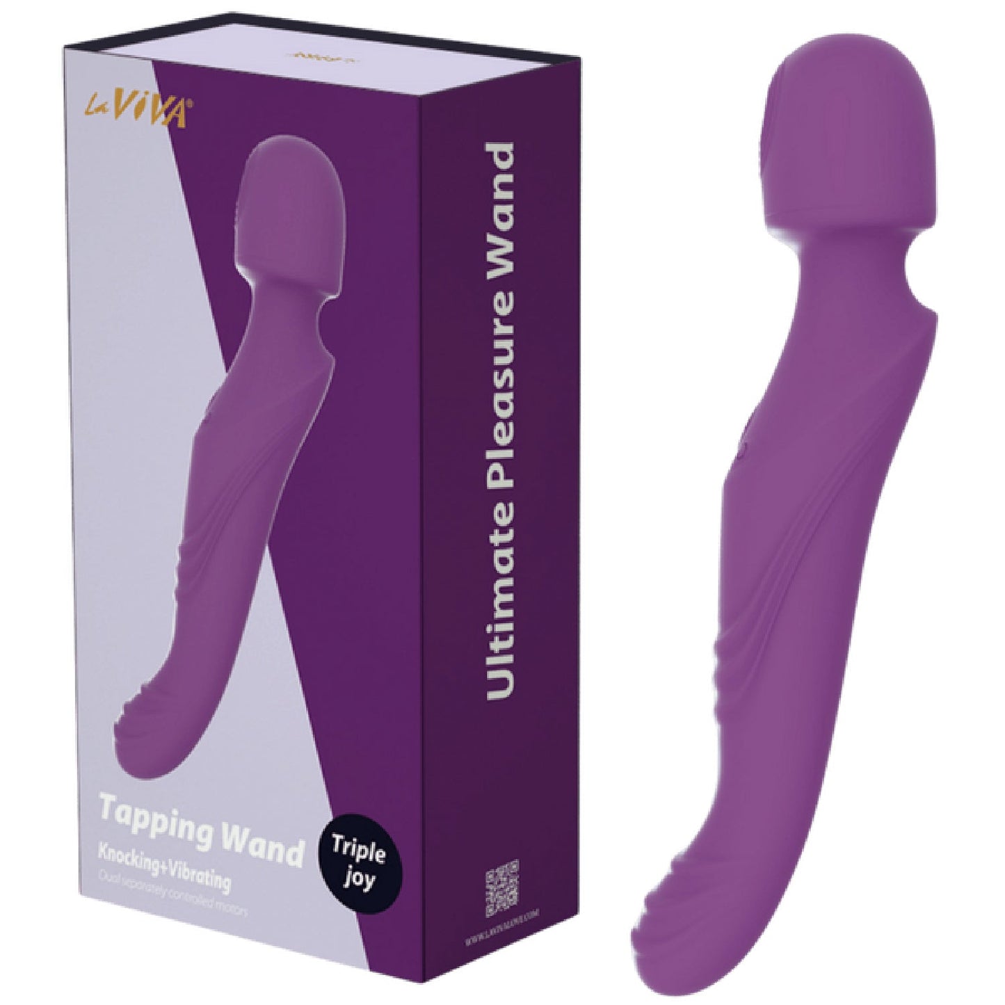 Tapping and Vibrating Wand (Purple)