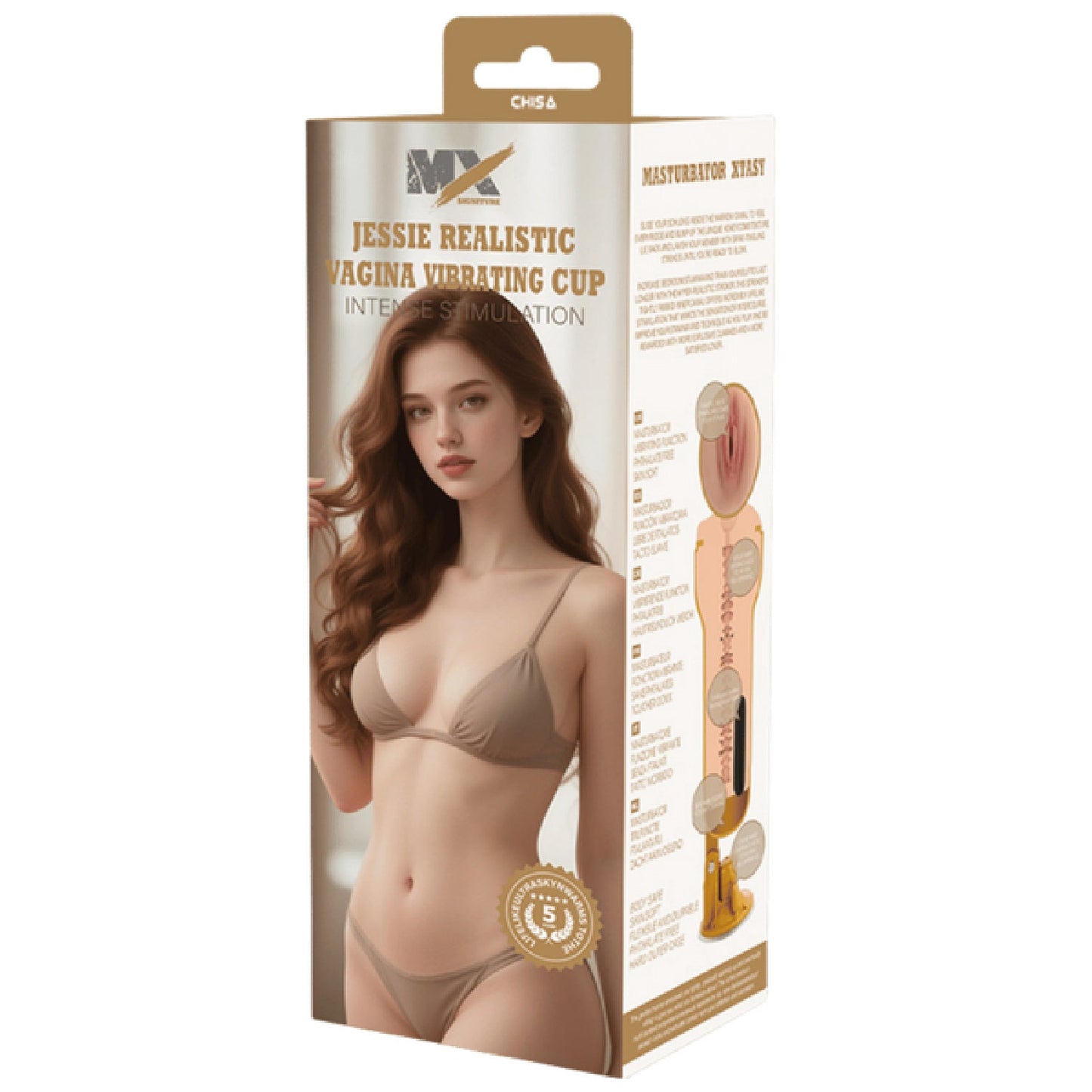 Jessie Realistic Vagina Vibrating Cup