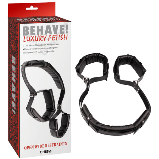 Open Wide Restraints (Black)