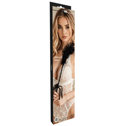 Tickler with Ribbon (Black)
