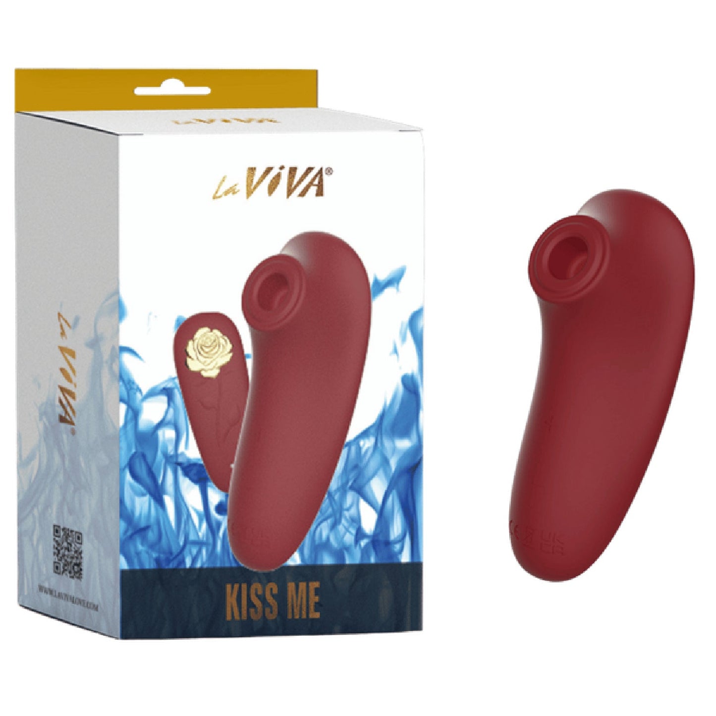 Kiss Me Clitoral Clitoral Vibrator (Ruby Red)
