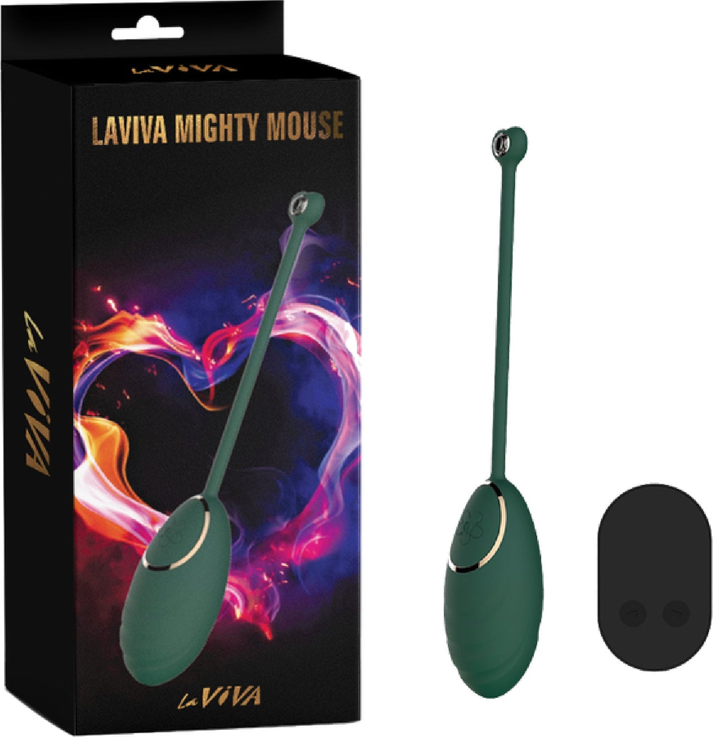 Mighty Mouse Remote Controlled Vibrating Egg (Teal)
