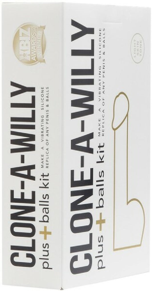 Clone-A-Willy Plus With Balls (Light Tone)