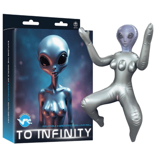 Inflatable 3-Breasted Alien Love Doll - (Ozara Doggy Style)