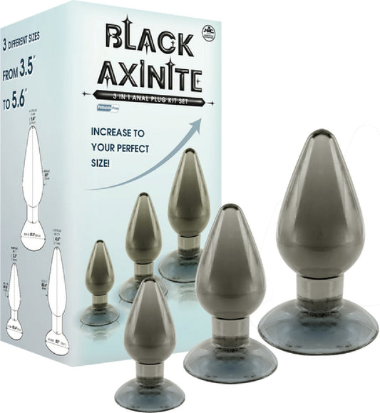 3 In 1 Anal Plug Kit Set (Smoke)