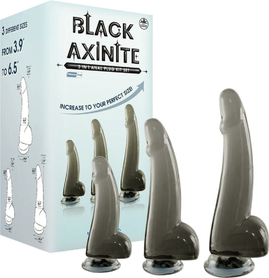 3 In 1 Anal Plug Kit Set (Smoke)