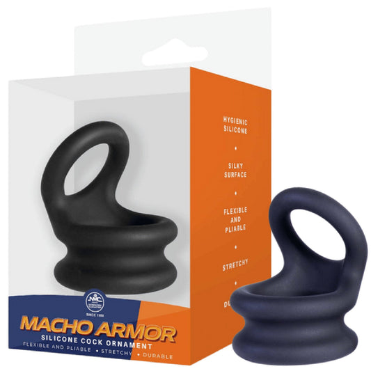 Silicone Cock Ring - Medium (Black)