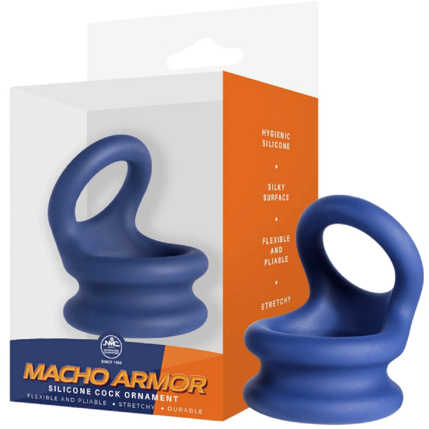 Silicone Cock Ring - Medium (Black)
