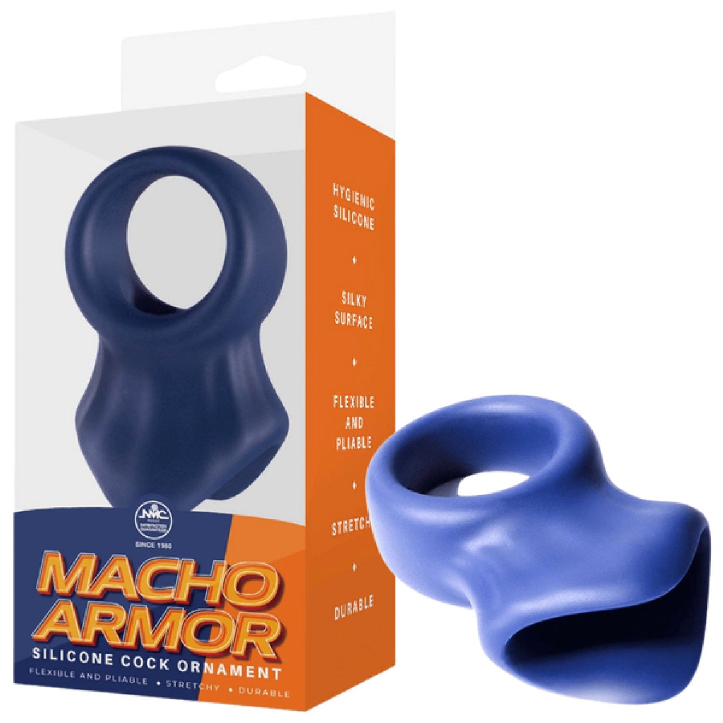 Silicone Cock and Ball Ring - (Black)