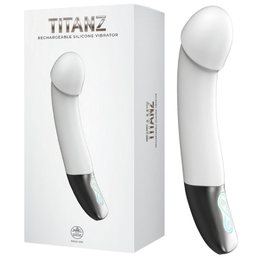 Rechargeable Silicone Vibrator (White)