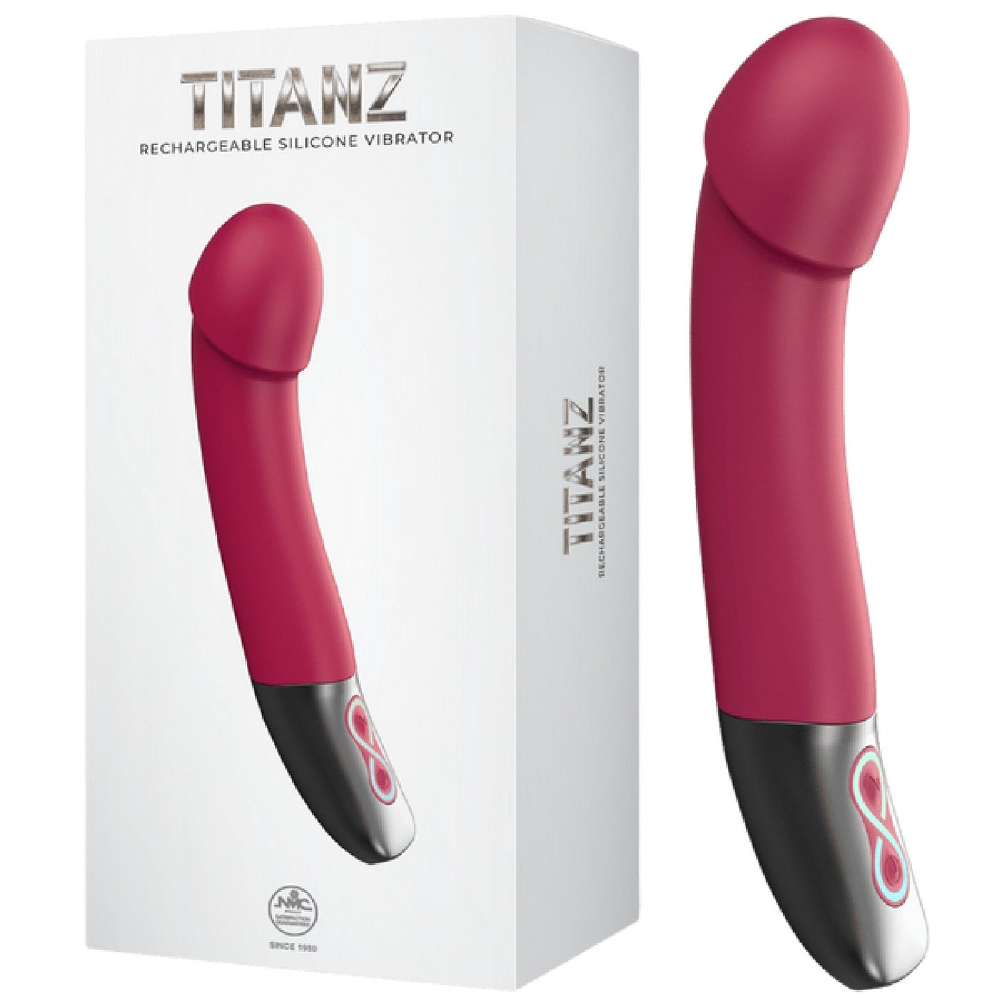 Rechargeable Silicone Vibrator (White)