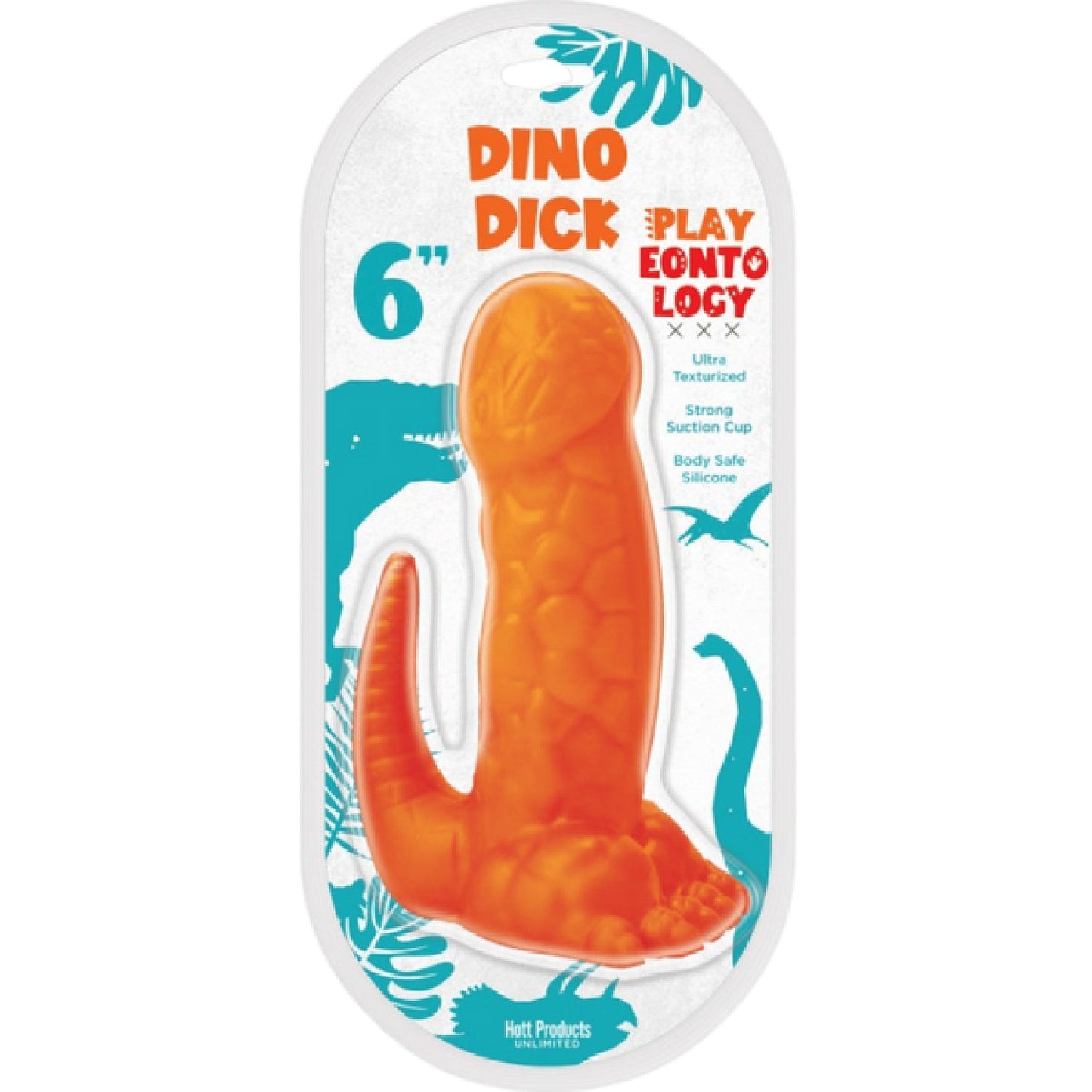 Dino Dick Dildo (Orange)