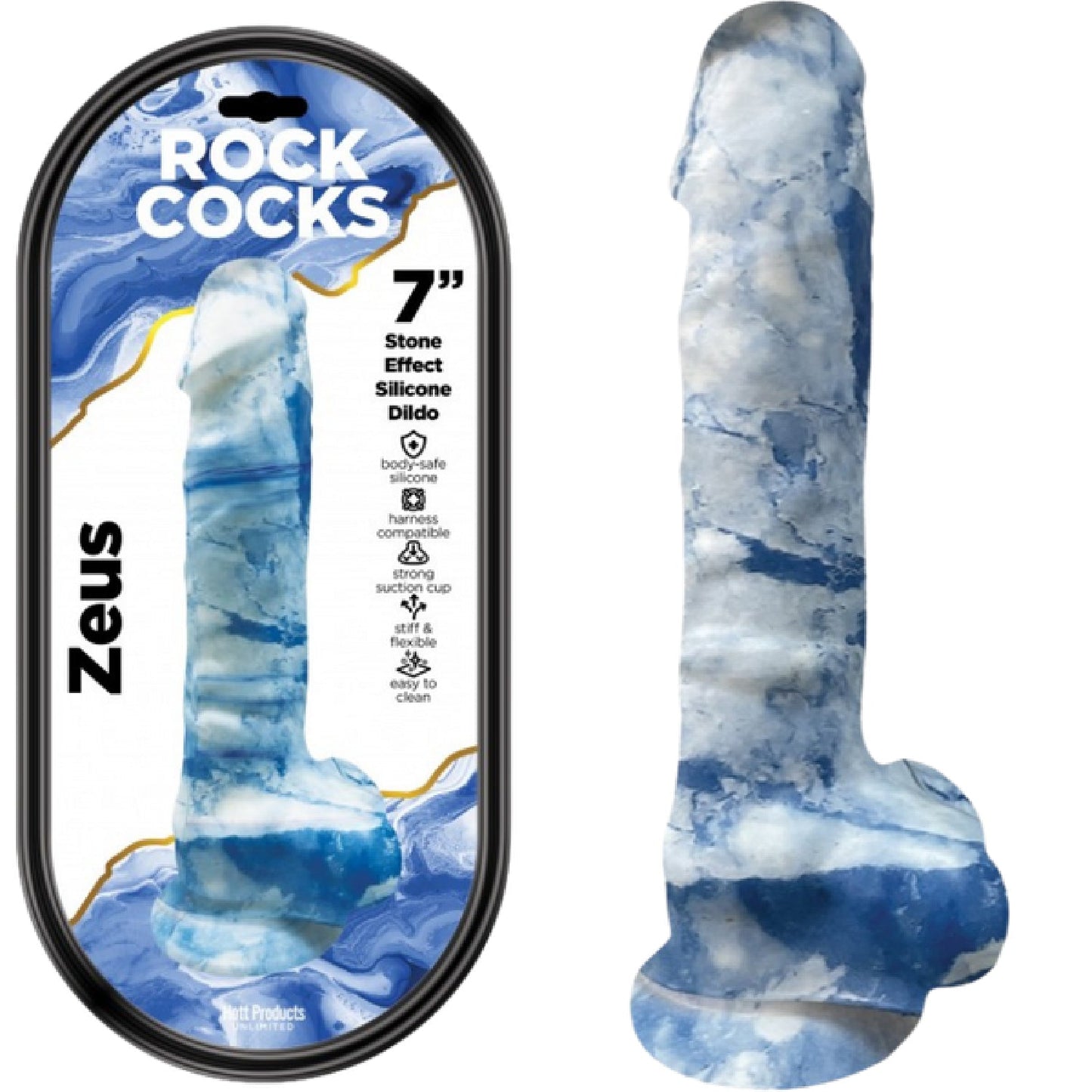 Zeus (7" Textured Dildo)