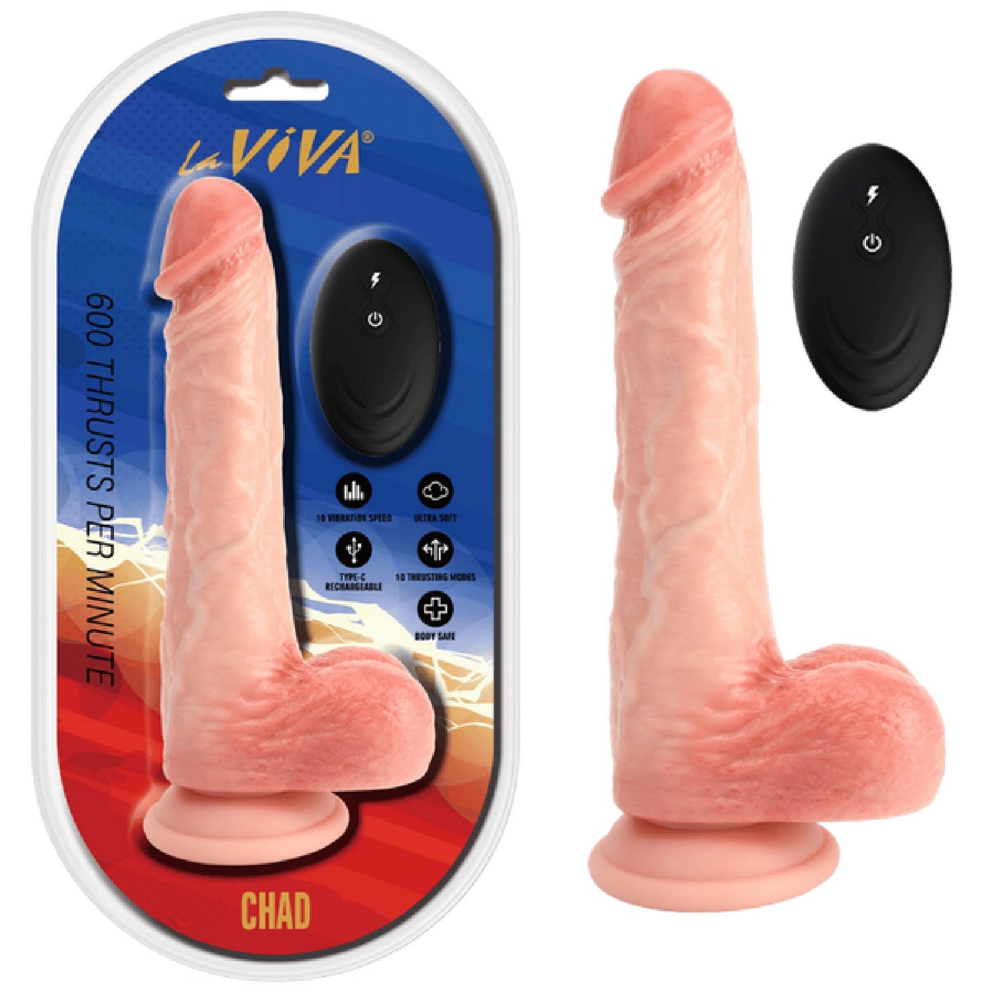 Remote Rechargeable Chad (Flesh)