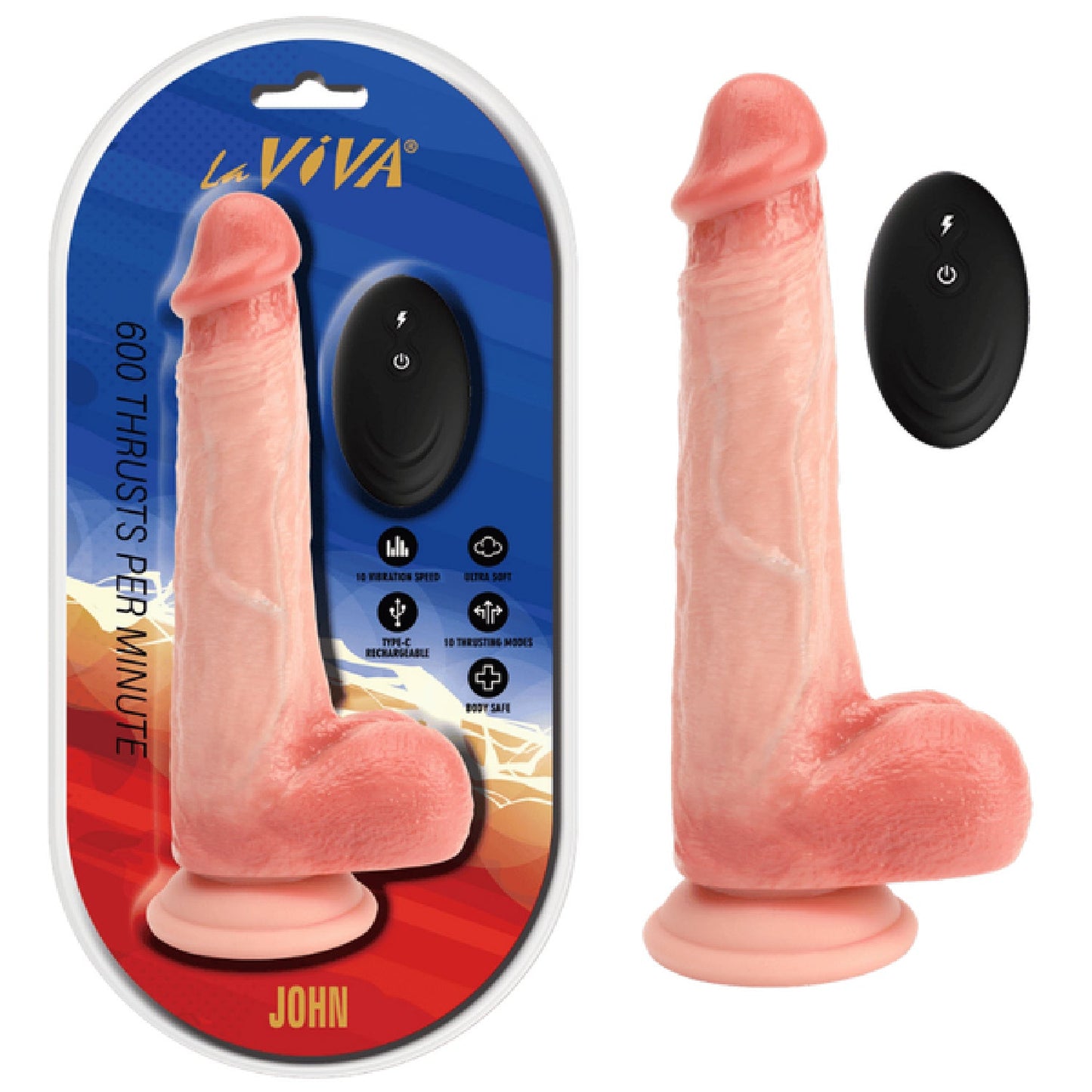 Remote Rechargeable John (Flesh)