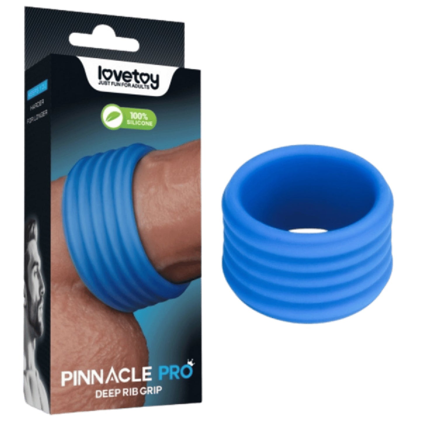 Deep Rib Grip Ring (Blue)