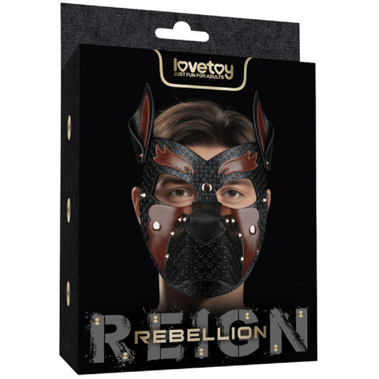 Howl Pup Mask (Black/Red)