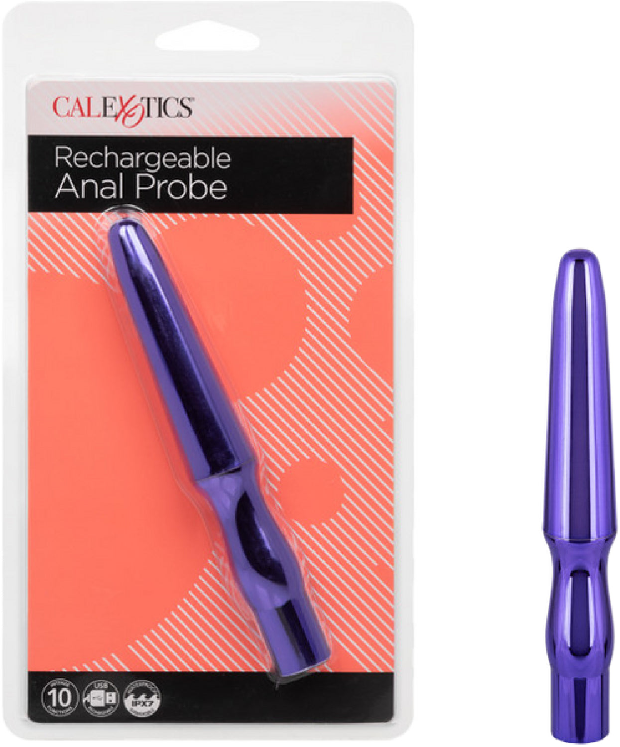 Rechargeable Anal Probe (Silver)