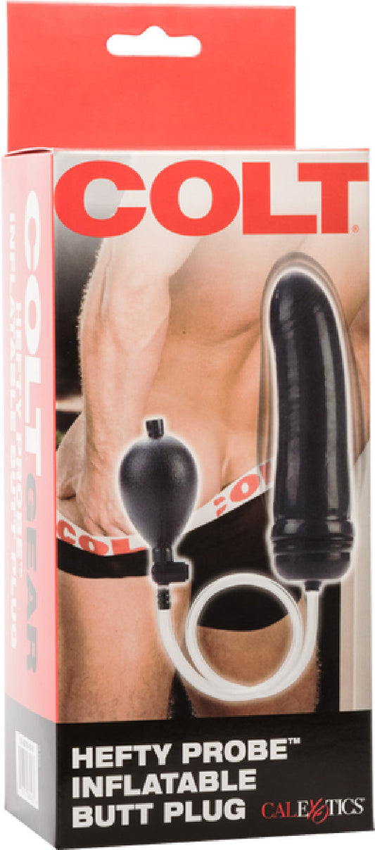 Hefty Probe Inflatable Butt Plug (Black)