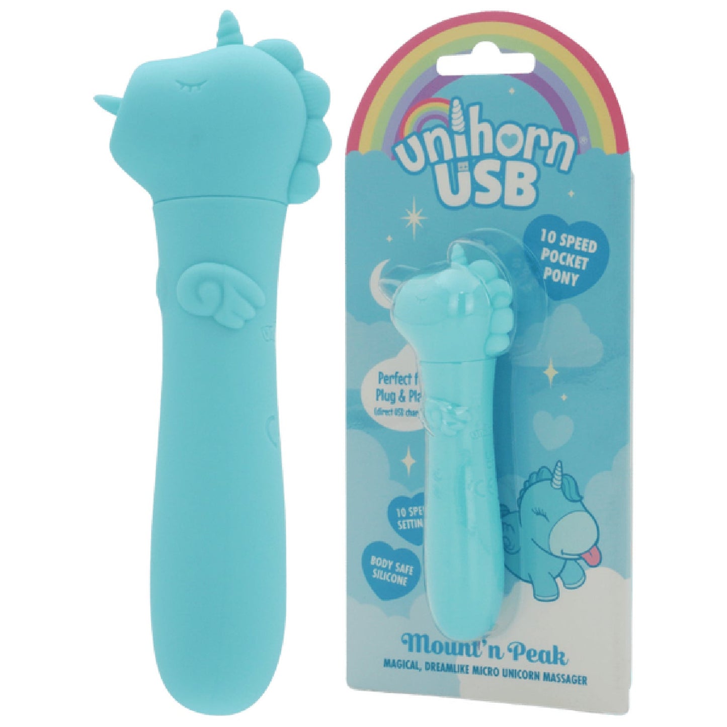 Unihorn USB Bullet - Mount'n Peak (Blue)