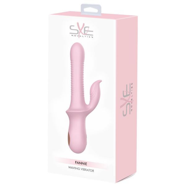 Fannie - Rechargeable Waving Vibrator (Pink)