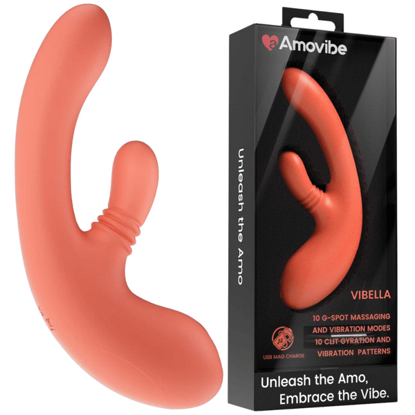 Vibella - Wiggling, Gyrating Massager (Orange)