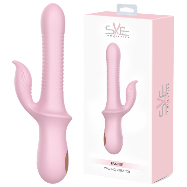 Fannie - Rechargeable Waving Vibrator (Pink)