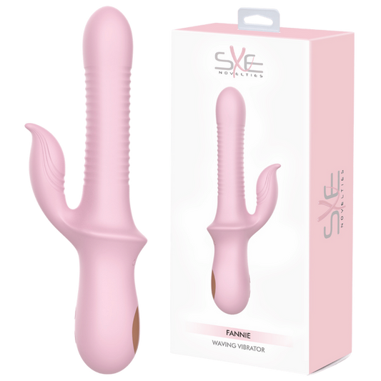 Fannie - Rechargeable Waving Vibrator (Pink)